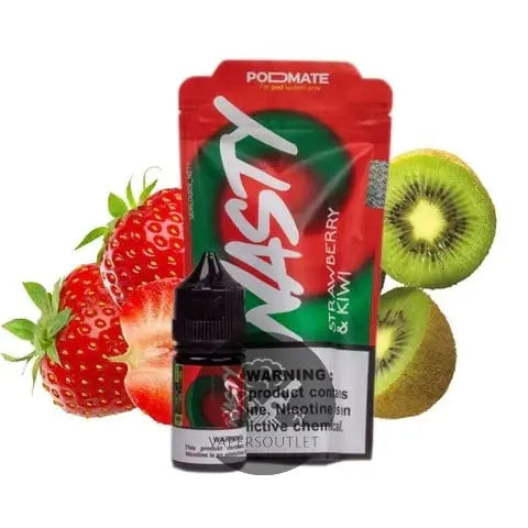 Strawberry & Kiwi - Nasty Podmate Salt | 30ML Vape Juice | 35MG,50MG - INDIAN VAPE GARAGE