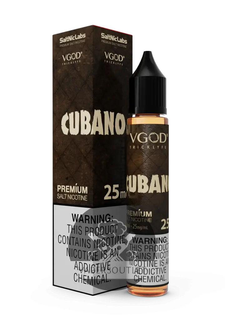 Cubano - VGOD SaltNic | 30ML Vape Juice | 25MG,50MG - INDIAN VAPE GARAGE