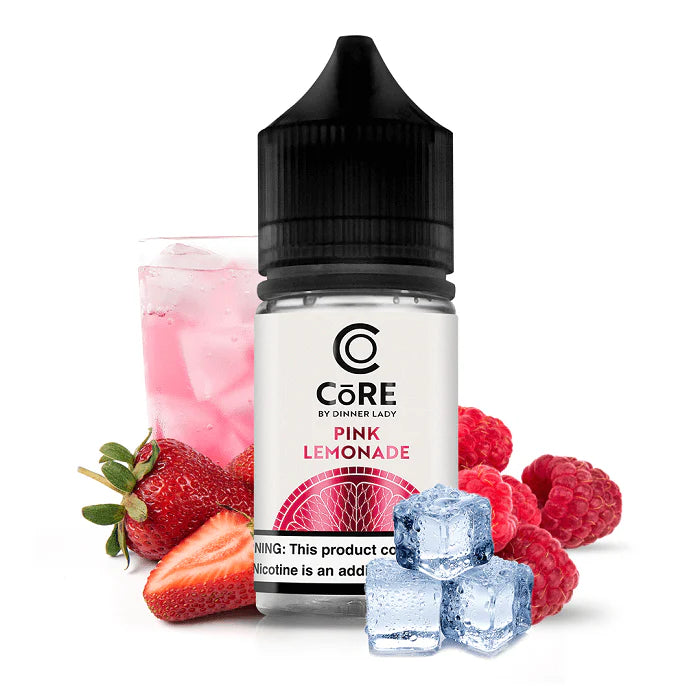 Pink Lemonade - Core Salt by Dinner Lady | 30ML Vape Juice | 20MG, 30MG, 50MG |