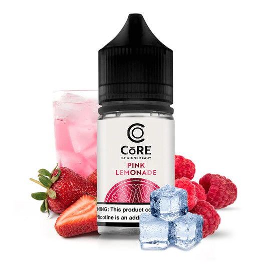 Pink Lemonade - Core Salt by Dinner Lady | 30ML Vape Juice | 20MG, 30MG, 50MG |