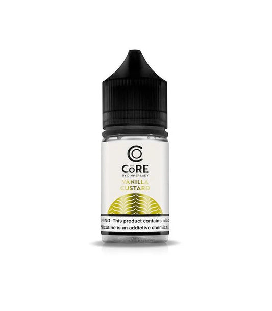 Vanilla Custard - Core Salt by Dinner Lady | 30ML Vape Juice | 20MG, 30MG, 50MG |